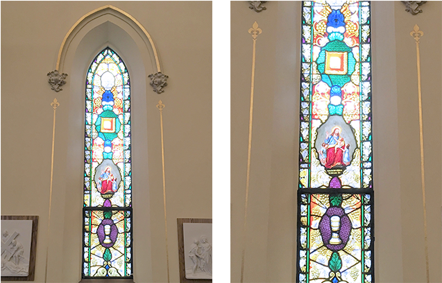 Window-week7 - Stained Glass (918x431), Png Download