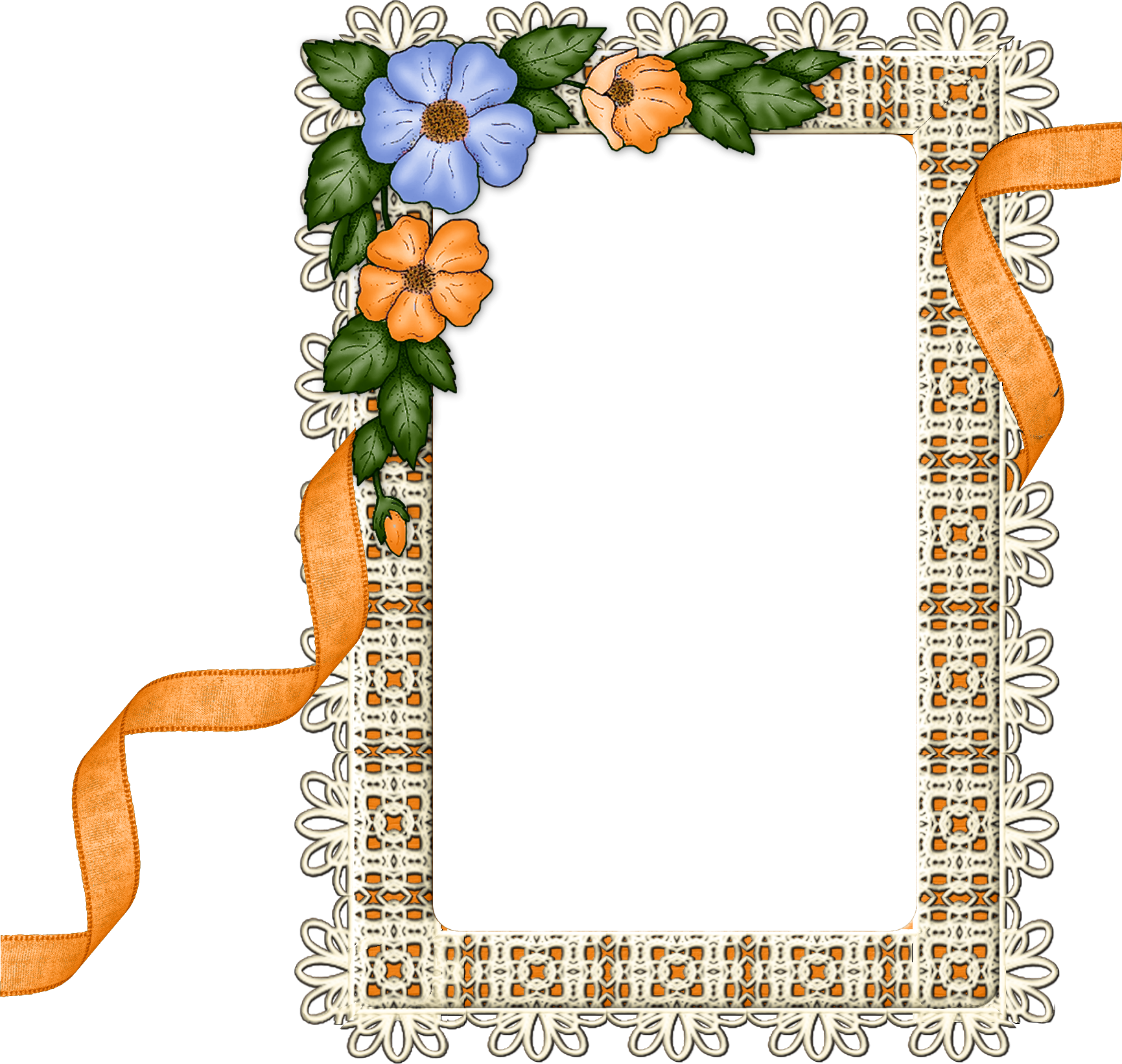 Cadre Fleur Ruban - You Are Cordially Invited Invitations (1731x1642), Png Download