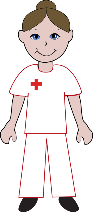 Png Free Stock Free Nursing Clipart - Female Nurses Clip Art (300x679), Png Download