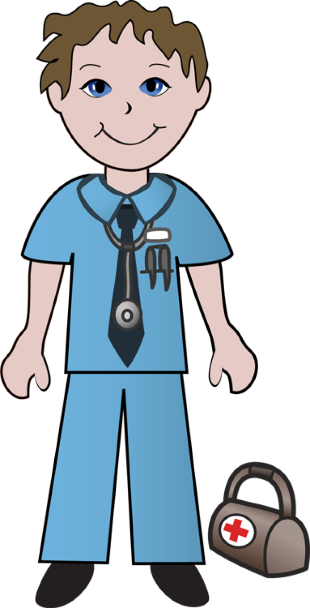 Doctor Clipart Transparent - Doctors And Nurses Clipart (640x1253), Png Download