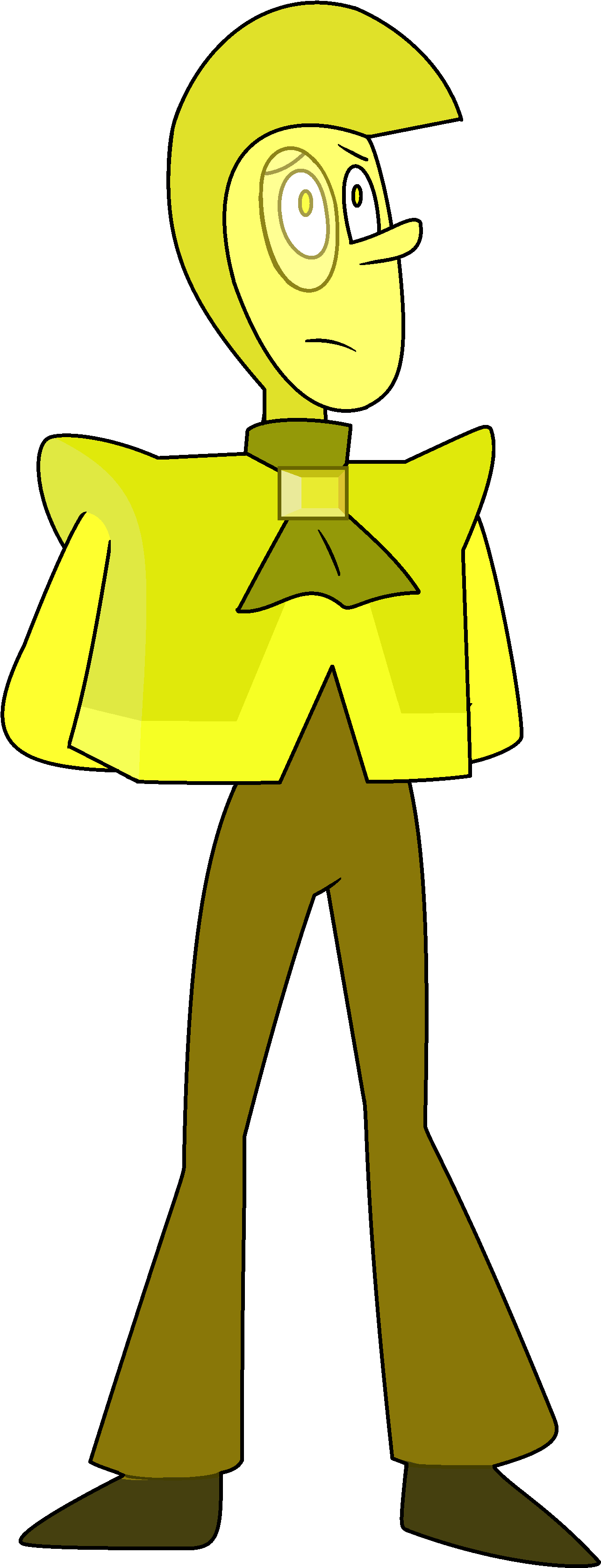 Blue Zircon - Yellow Zircon Steven Universe (1504x3512), Png Download