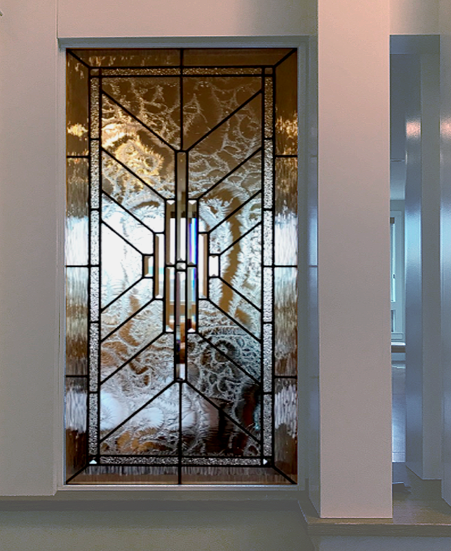 Foyer Close Up 2 Leaded Glass 1h1 - Glass (643x786), Png Download