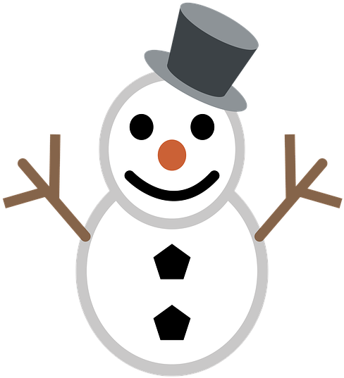Snowman Emoji (494x640), Png Download