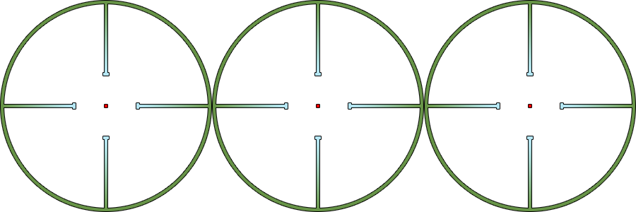 Trekbuddy Outdoor Companion Crosshairspng - Big Crosshair Png (900x300), Png Download