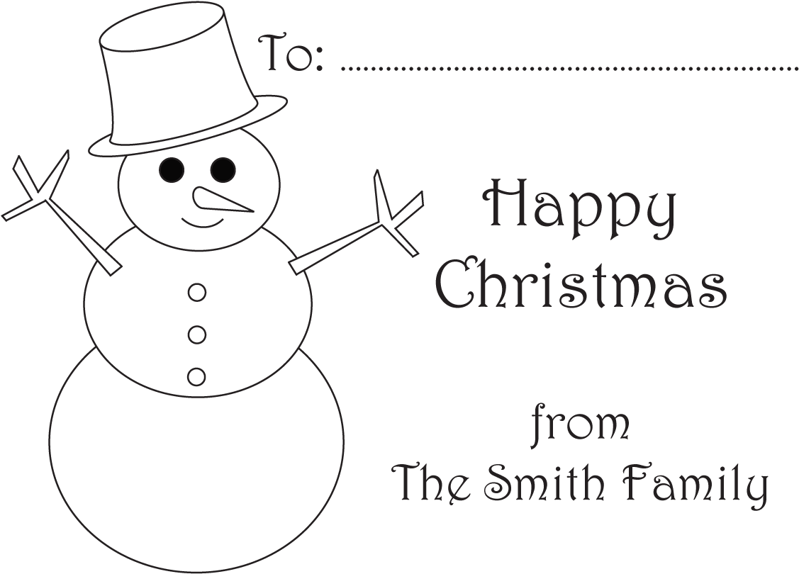Snowman Stamp - Clear Magic Stamps - With Love At Christmas (1200x1200), Png Download