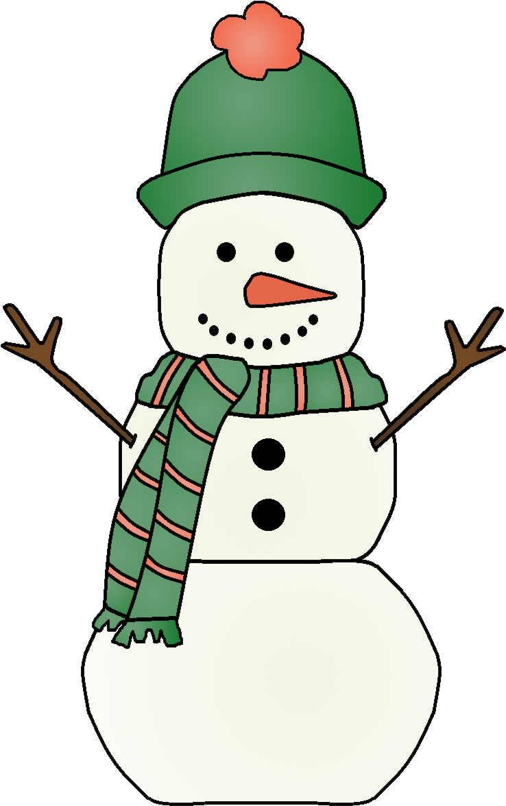 Clip Art Snowman (771x1191), Png Download