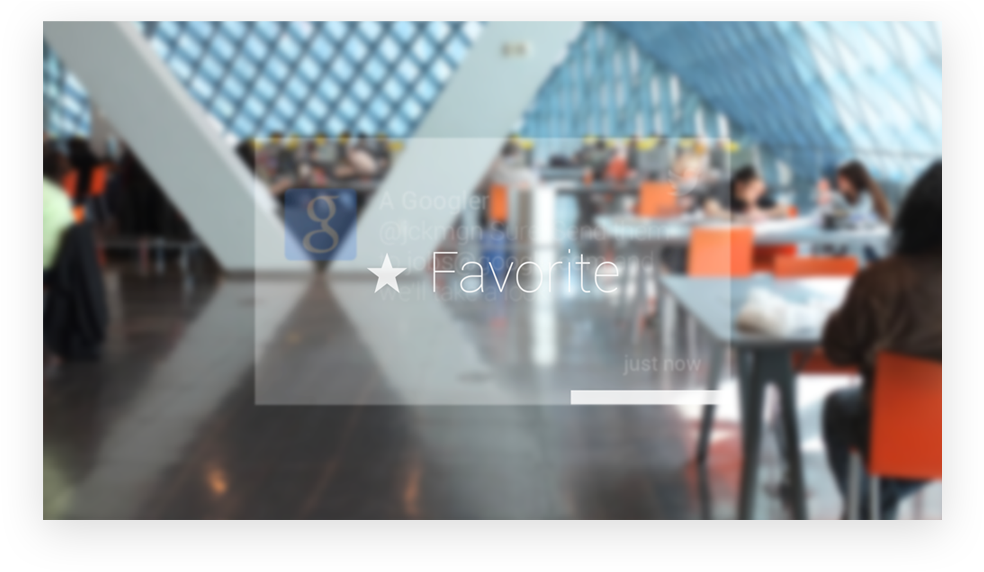 Google Glass - Twitter Favorite - Interior Design (1000x700), Png Download