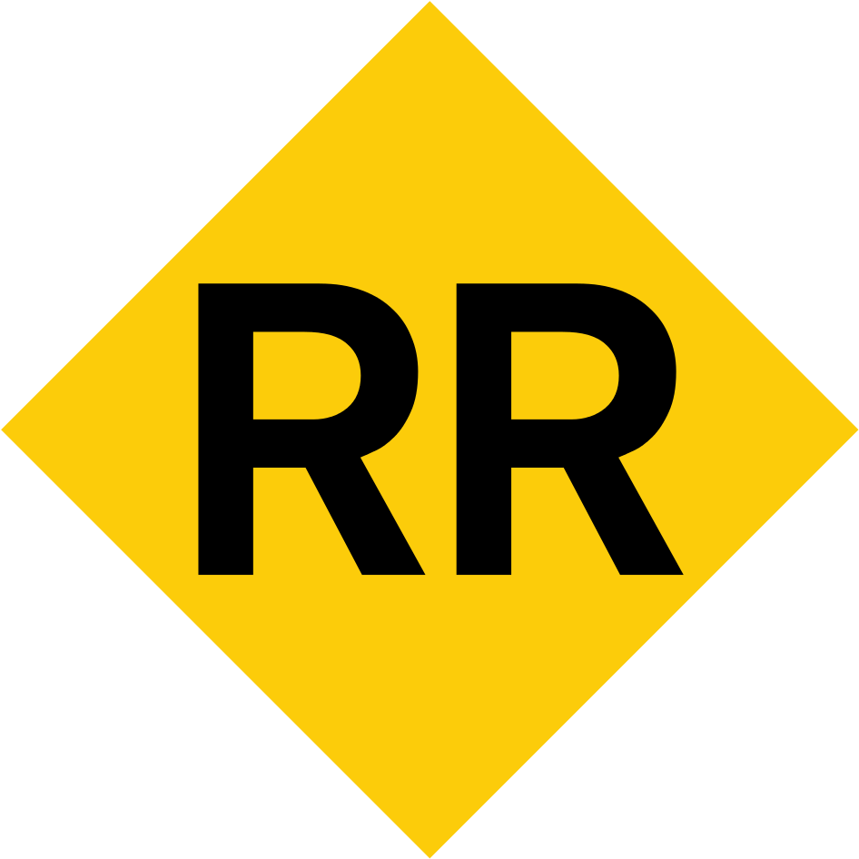 File - Rr Train - Yellow Diamond - Svg - Purr Purr (1024x1024), Png Download