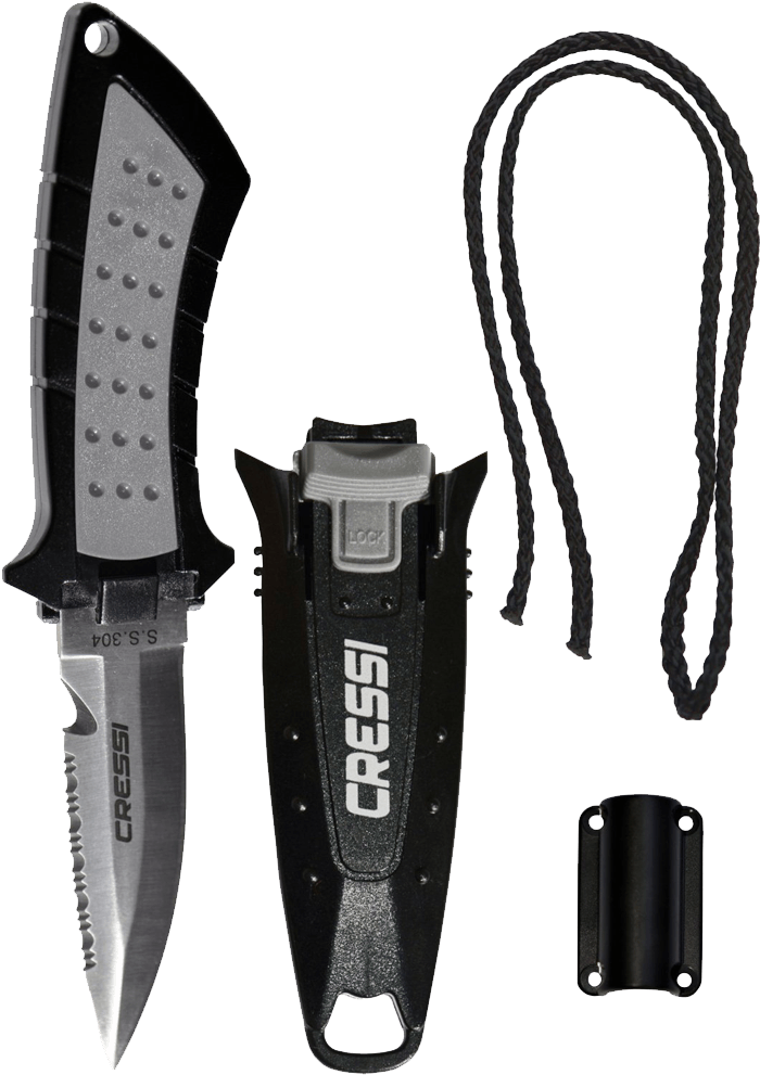 Cressi Lima Stainless Steel Tactical Dive Knife For - Cressi Lima Knife (1000x1000), Png Download