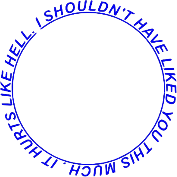 Heartbreak Circle Blue Aesthetic Freetoedit - Aesthetic Blue Png (1024x1024), Png Download