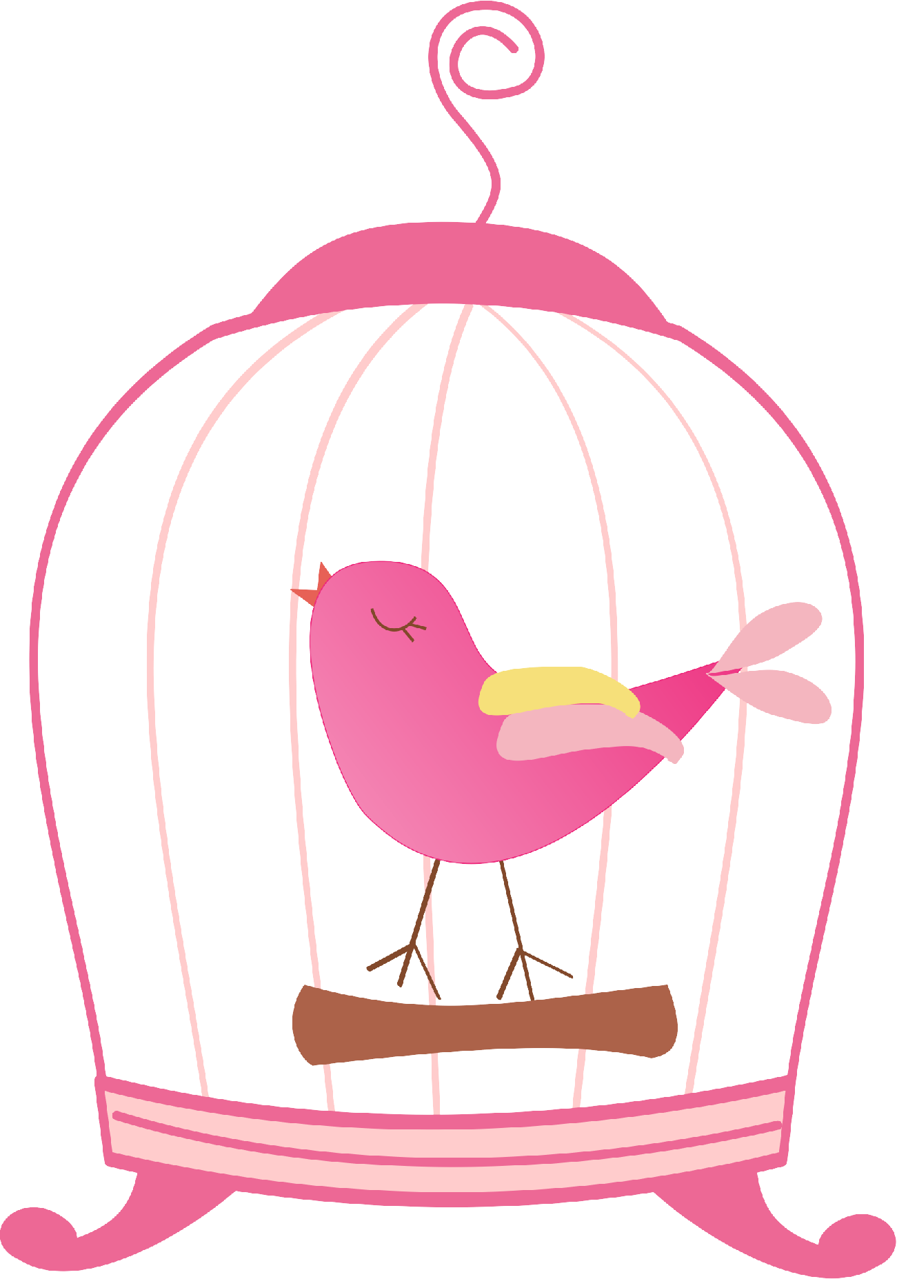 Birdcage9 - Birdcage Clipart Png (1301x1855), Png Download