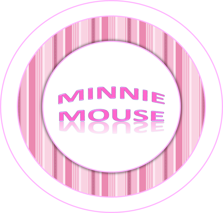 Minnie In Pink Party Toppers Or Free Printable Candy - Minnie Mouse (783x748), Png Download