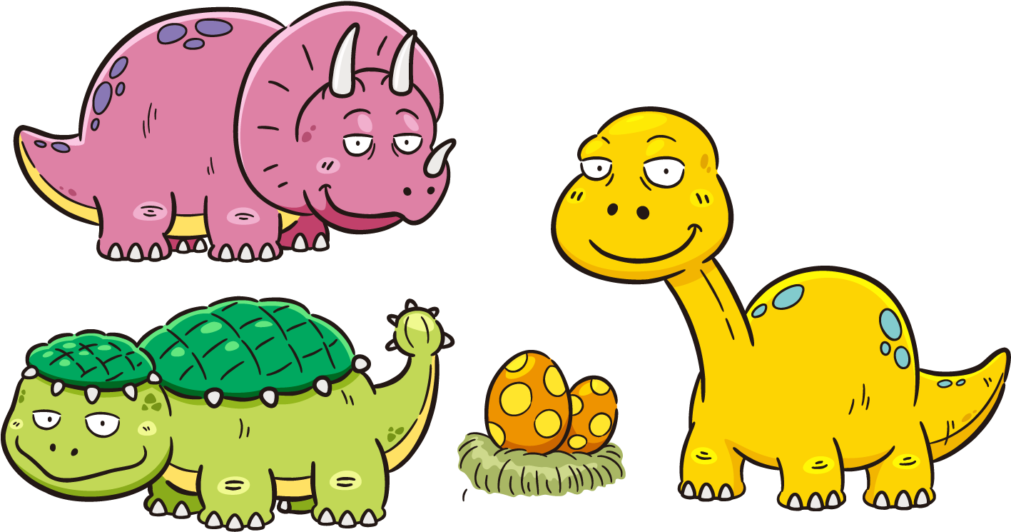 Dinosaur Cartoon Royalty - Dinosaur Cartoon (1690x996), Png Download