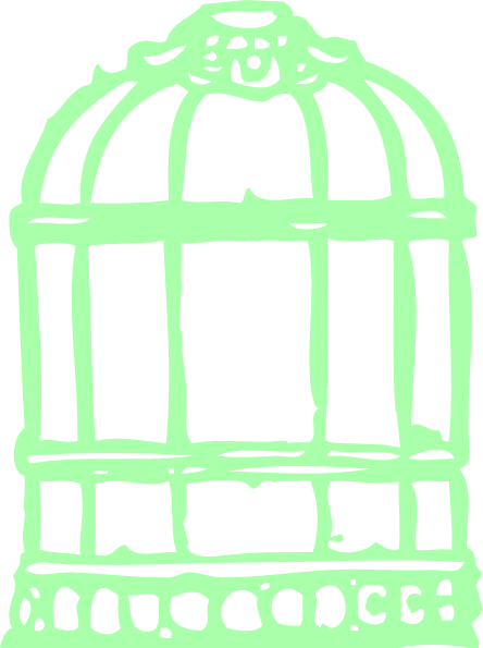 Bird Cage (444x595), Png Download
