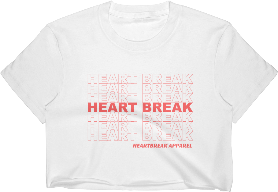 Image Of Heartbreak Crop Top - Crop Top (1000x1000), Png Download