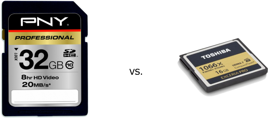 Sd Cards Vs - Pny Professional Series Flash Memory Card - 32 Gb Sdhc (1170x496), Png Download