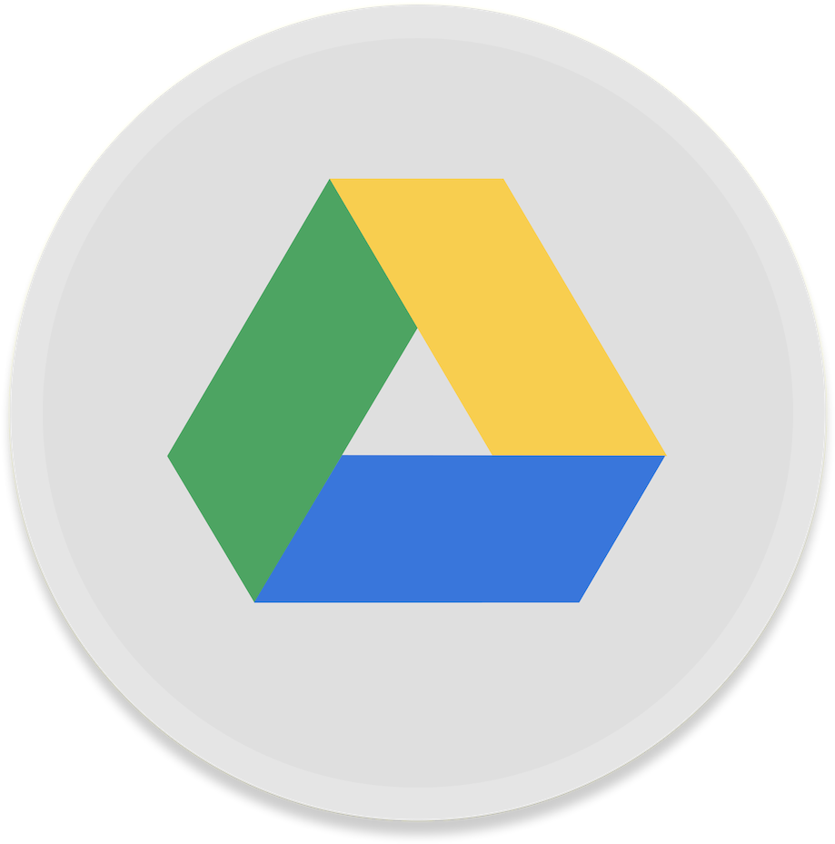 Google Drive Icon - Google Drive Logo Round (1024x1024), Png Download