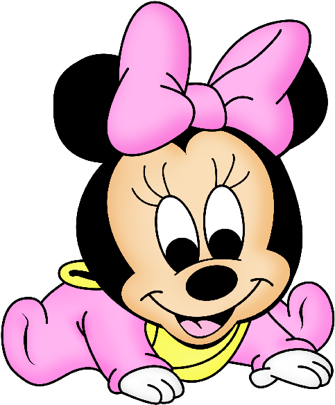 Minnie Mouse Baby Png - Cartoon Baby Minnie Mouse (600x600), Png Download