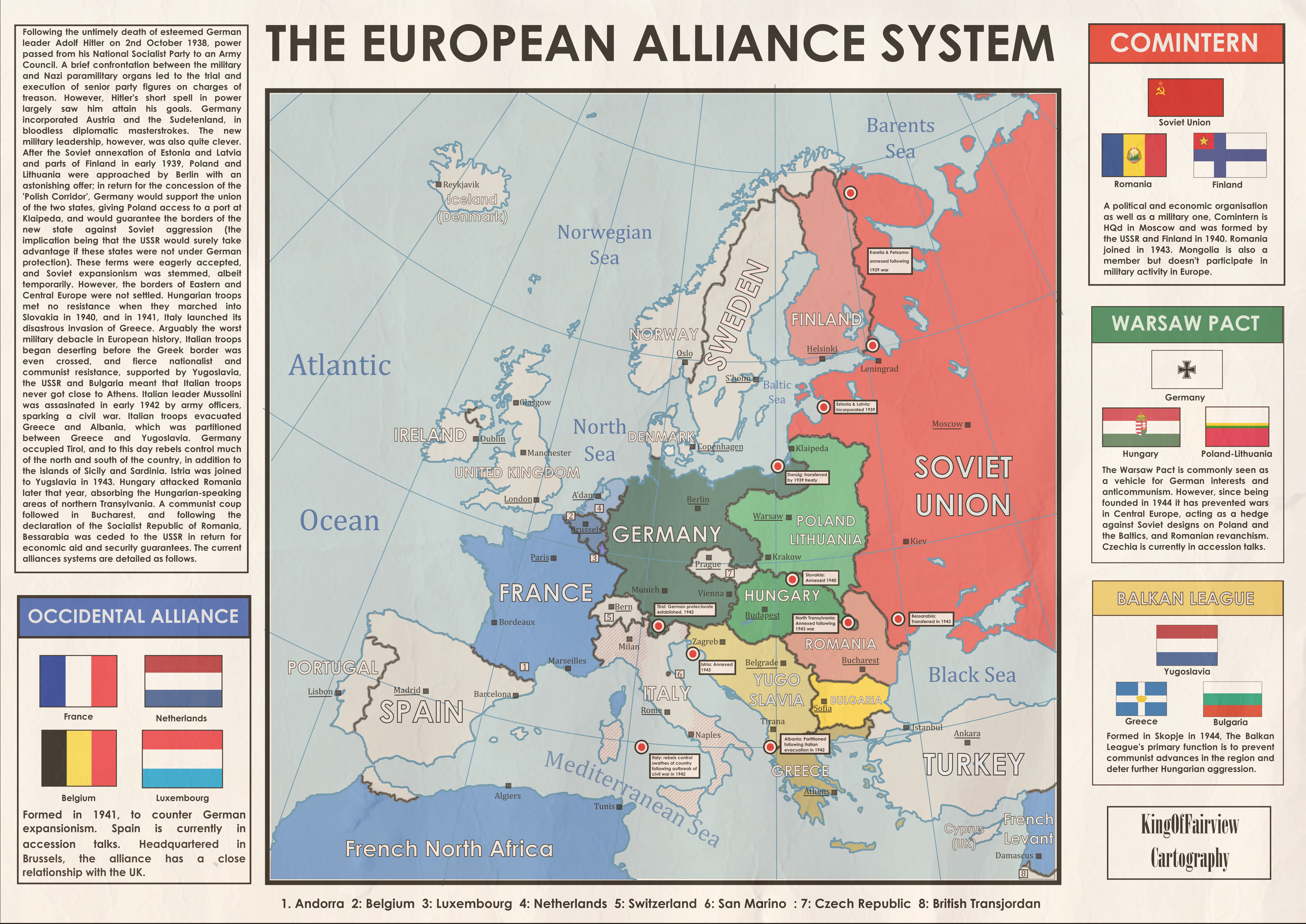 The European Alliance System (5787x4093), Png Download