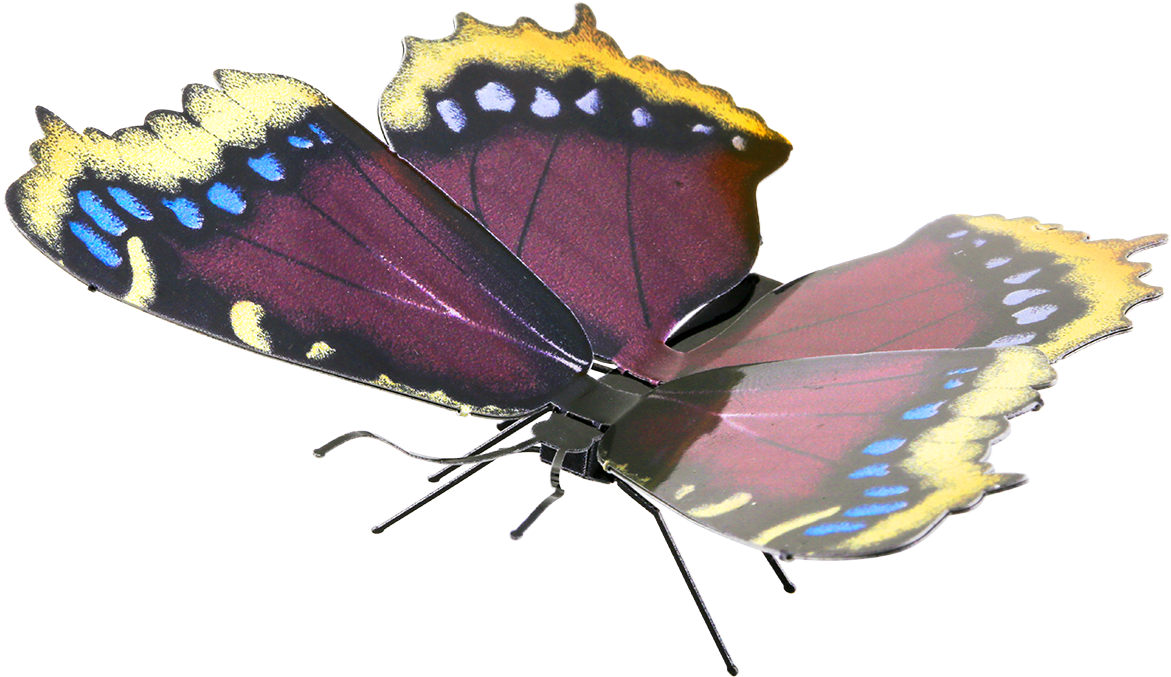 Metal Earth Butterflies - Fascinations Metal Earth Butterflies 3d Metal Model (600x600), Png Download