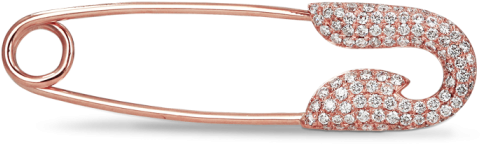 Rose Gold Safety Pin - Safety Pin In Gold (490x490), Png Download