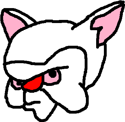 Pinky And Brain Icon - Icon (555x515), Png Download
