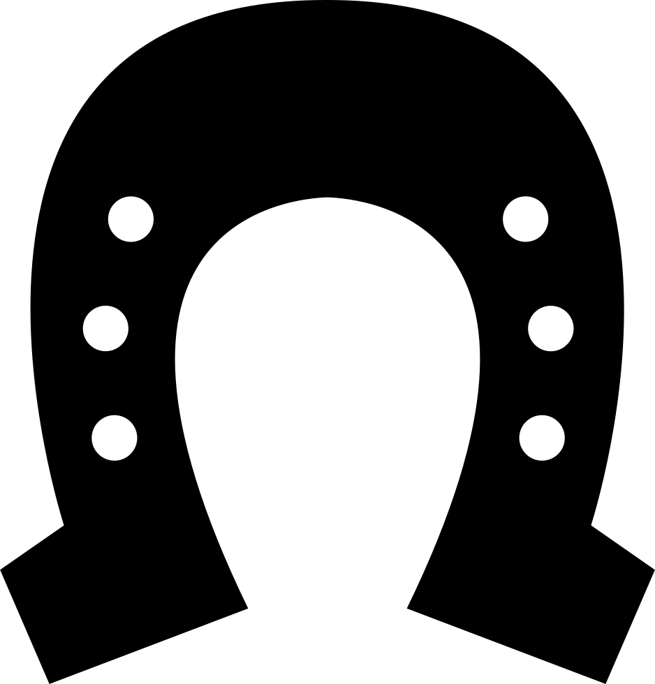 Horseshoe Vector Graphics - Horseshoe Shape (938x980), Png Download