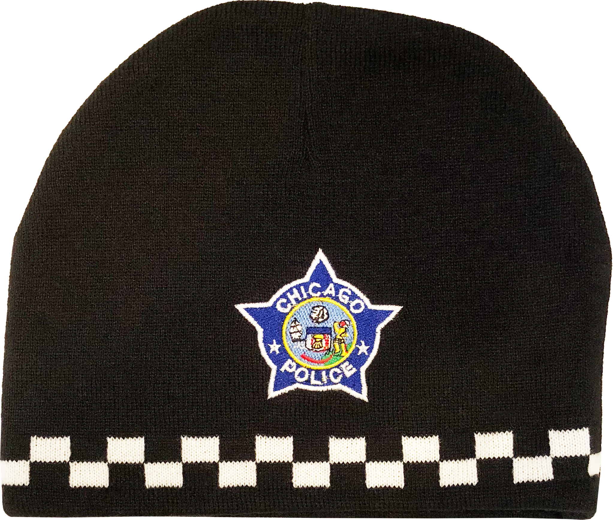 Chicago Police Winter Skull Cap Without Cuff Police - Red Dawn (2045x1733), Png Download