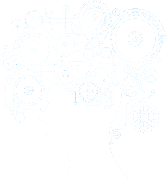 Brain Gears Icon Png - Intelligence Black And White (800x630), Png Download