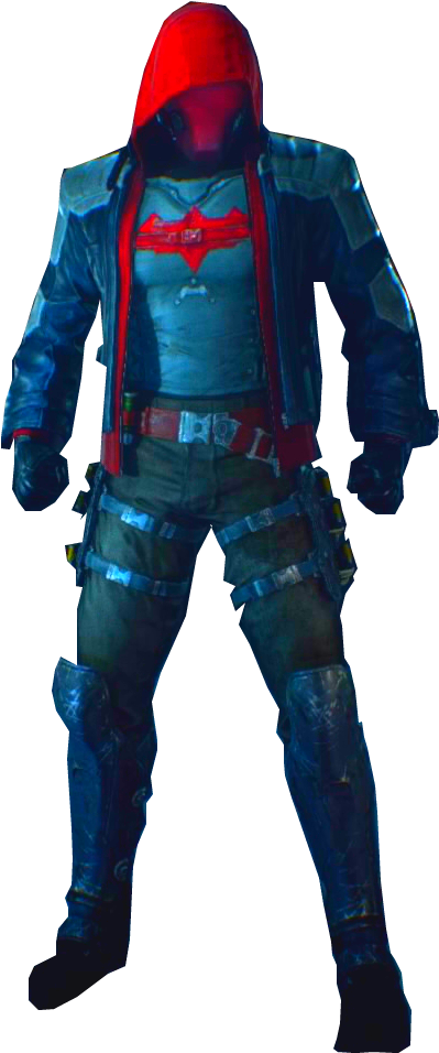 Batman Transparent Red Hood - Red Hood Full Body (480x1078), Png Download