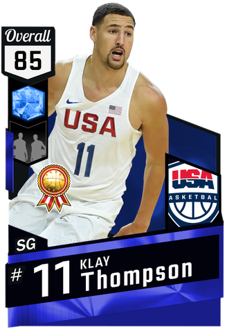Klay Thompson Sapphire Card - Yogi Ferrell Nba 2k17 Card (325x475), Png Download