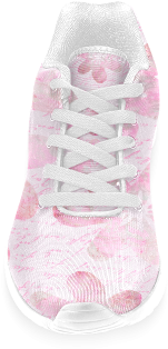 Watercolor Flower Pattern Women's Running Shoes - Sock (500x500), Png Download