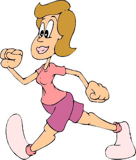 Woman Clipart Walking - Woman Walking (476x560), Png Download