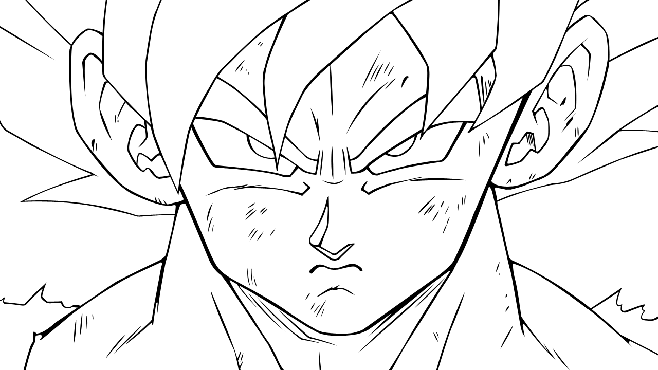 Goku Ssj - Goku (1280x720), Png Download
