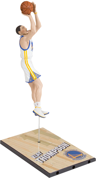 Nba Basketball - Klay Thompson Action Figure (405x750), Png Download