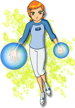 Ben Ten Gwen, Grandpa Max, Ben 10 Ultimate Alien, Ben - Gwen Ben 10 Png (293x462), Png Download