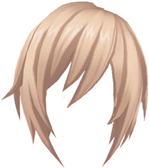 Anime Blonde Hair Png (480x480), Png Download