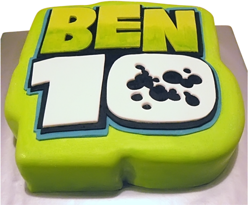 Ben 10 Birthday Cake (500x500), Png Download