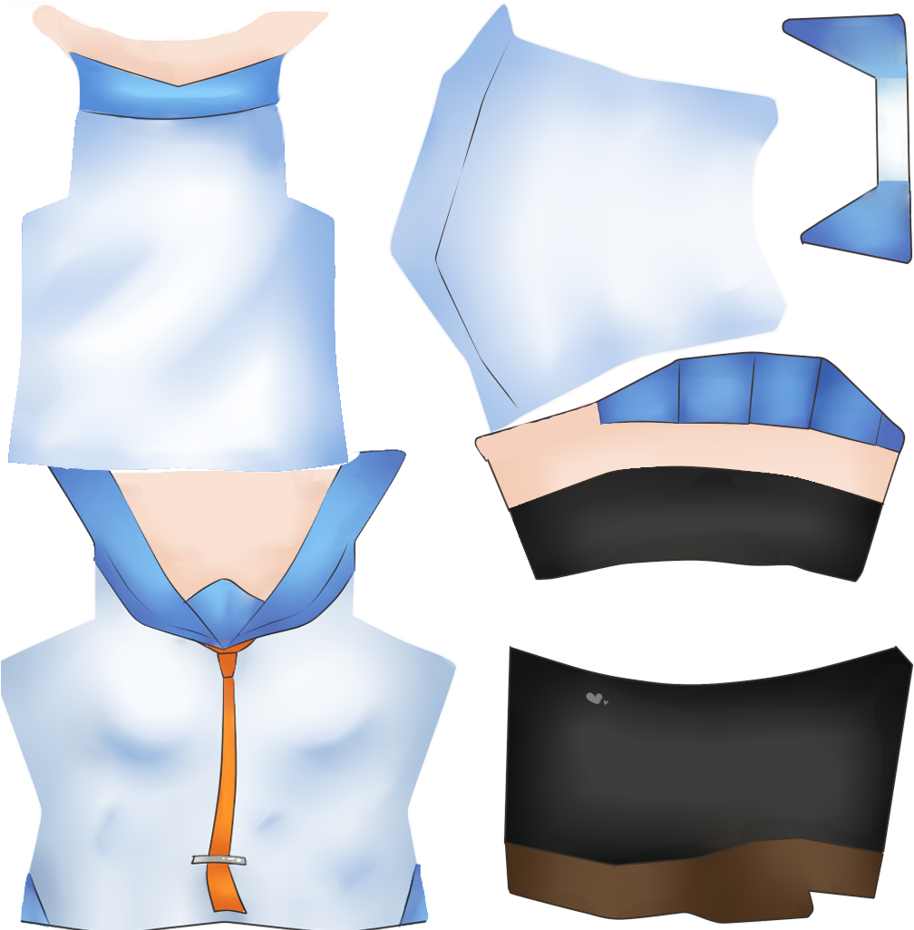 Aottg Skin Costume Female (1024x1024), Png Download