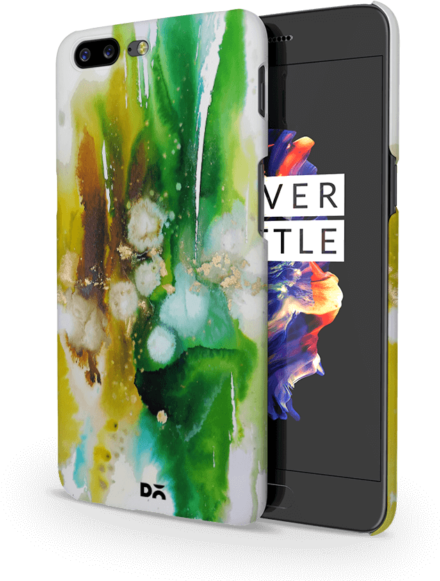 Dailyobjects Emeraude Ombre Case Cover For Oneplus - Oneplus 5 Case, Tudia Omnix [heavy Duty] Hybrid [full-body] (900x900), Png Download