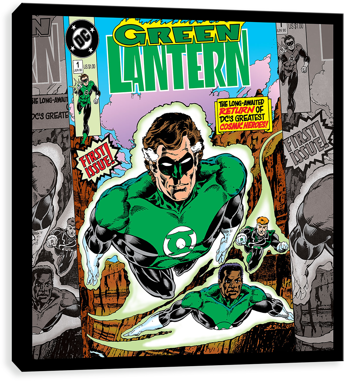 Green Lantern First Issue - Green Lantern (1280x1280), Png Download