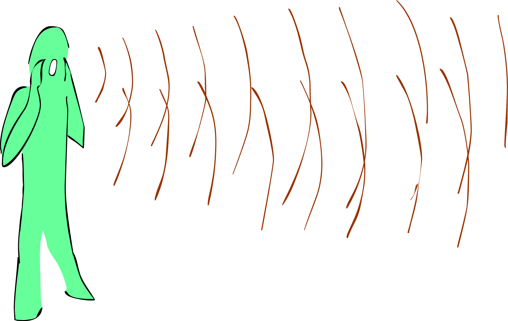 Aunque No Podemos Ver Las Ondas Sonoras, Nos Situemos - Physics (1677x1060), Png Download