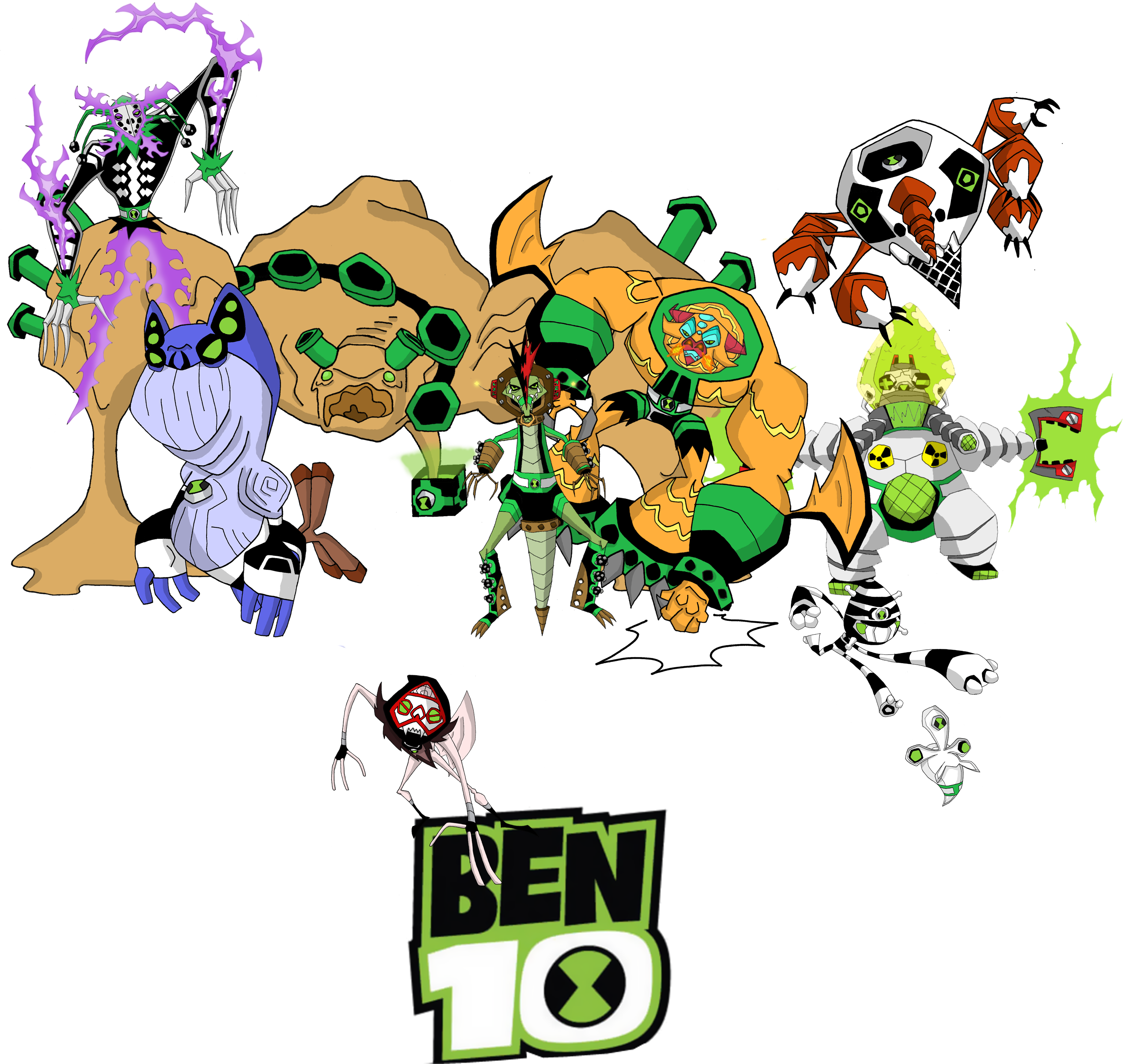 Sandbox Ben 10 Download - La Nueva Serie De Ben 10 (3000x3000), Png Download