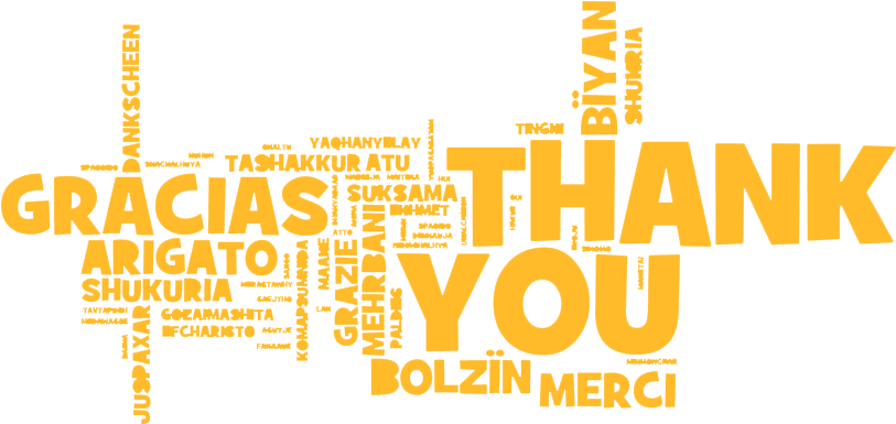 Gracias - Thanks You For Lunch (841x526), Png Download