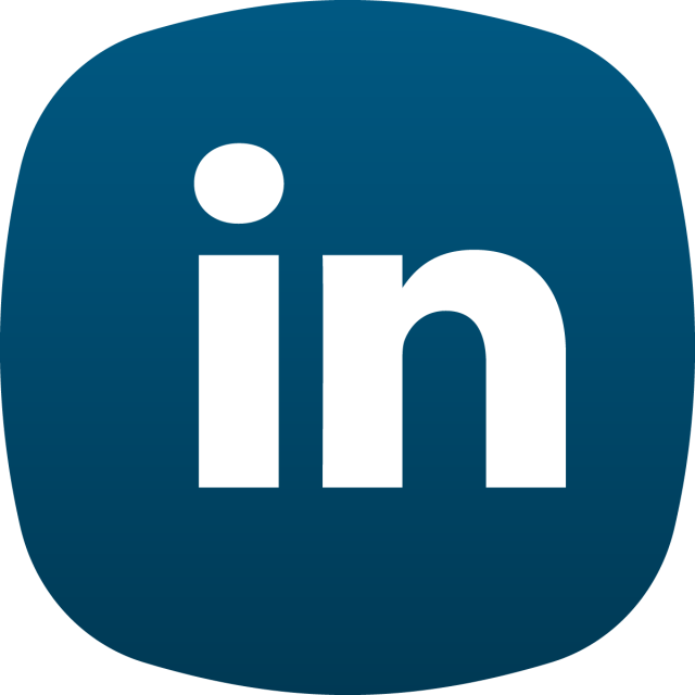 Linkedin Png Icon Design Elements, Linkedin, Linkedin - Linkedin Logo Round Png (640x640), Png Download