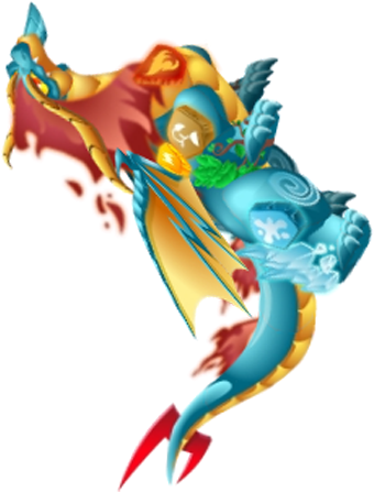 Elements Dragon 3d - 3d Png Design Elements (370x450), Png Download