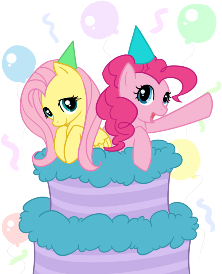 Birthday Clipart My Little Pony - My Little Pony 2nd Birthday (818x976), Png Download
