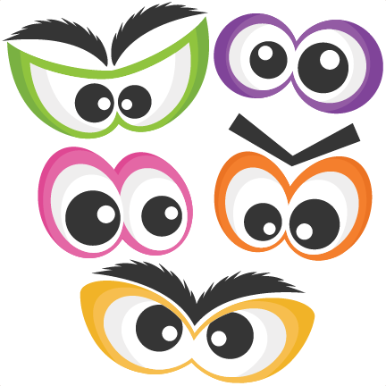 Scary Eyes Clip Art - Eye (432x432), Png Download