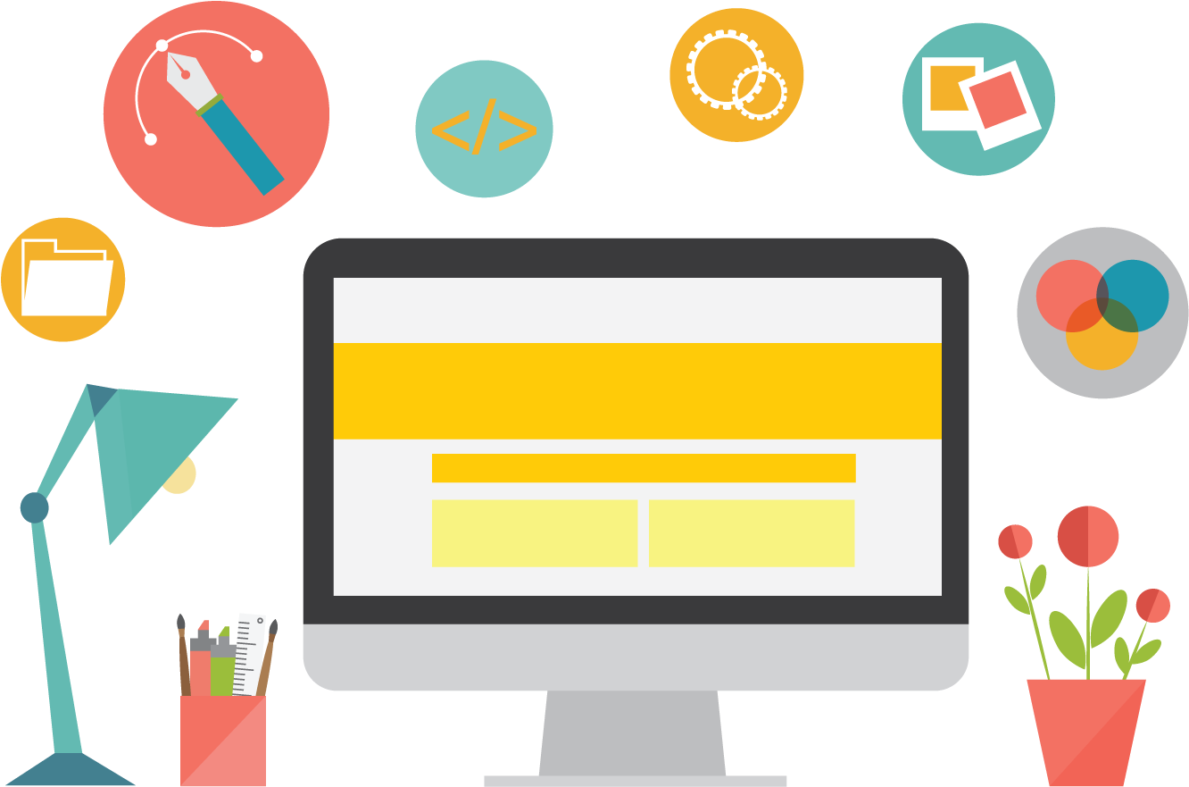 Website Elements - Circle (1397x909), Png Download