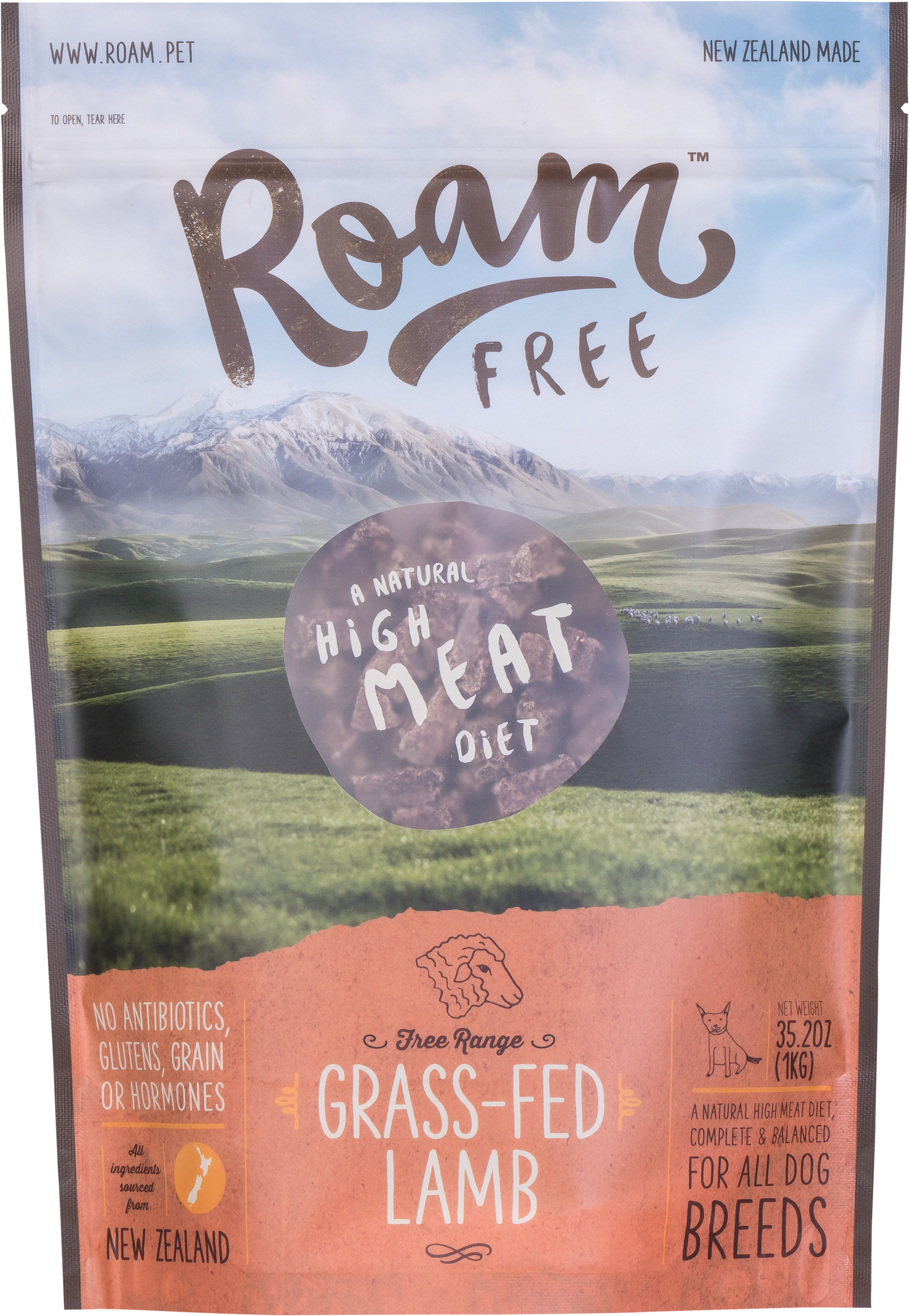 Roam Air-dried Lamb Food 1kg - Food (1687x2362), Png Download